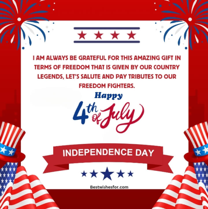 Happy 4th Of July Card Message