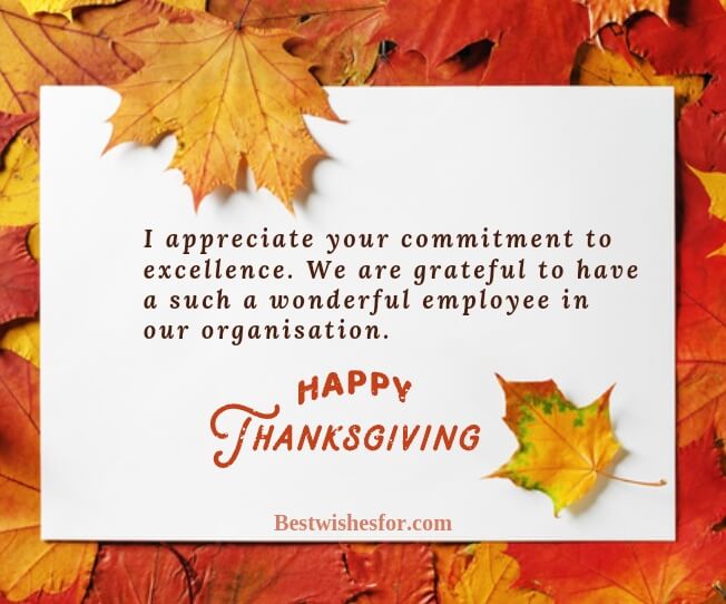 Thanksgiving 2023 Message For Employees