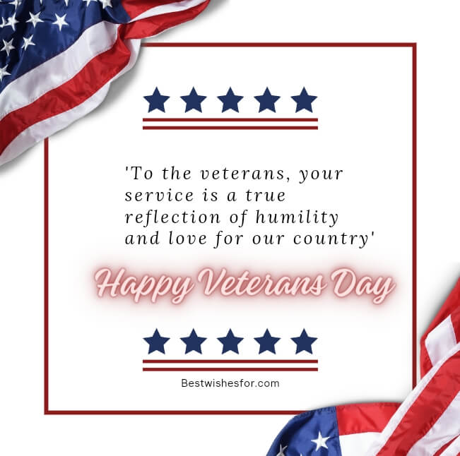 Happy Veterans Day 2023 Wishes Status