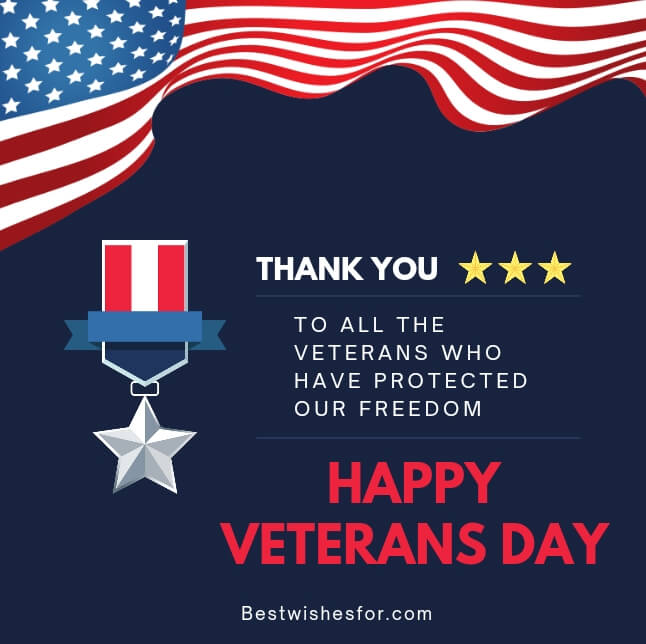 Happy Veterans Day 2023 Wishes, Status & Messages | Best Wishes