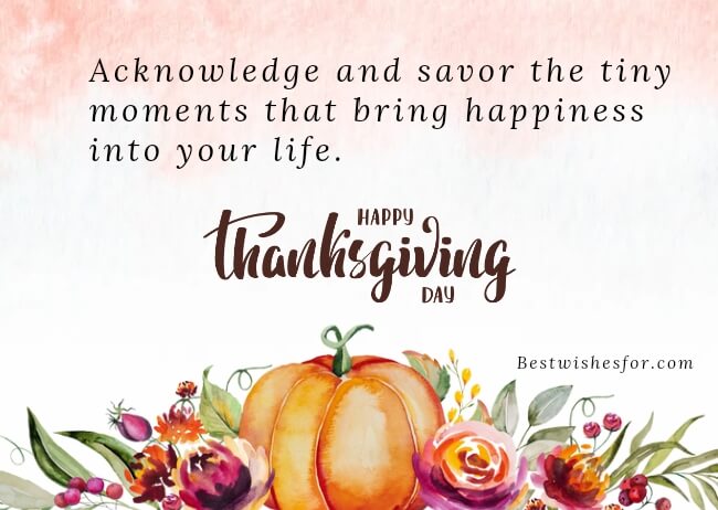 Thanks Giving Message For Appreciation