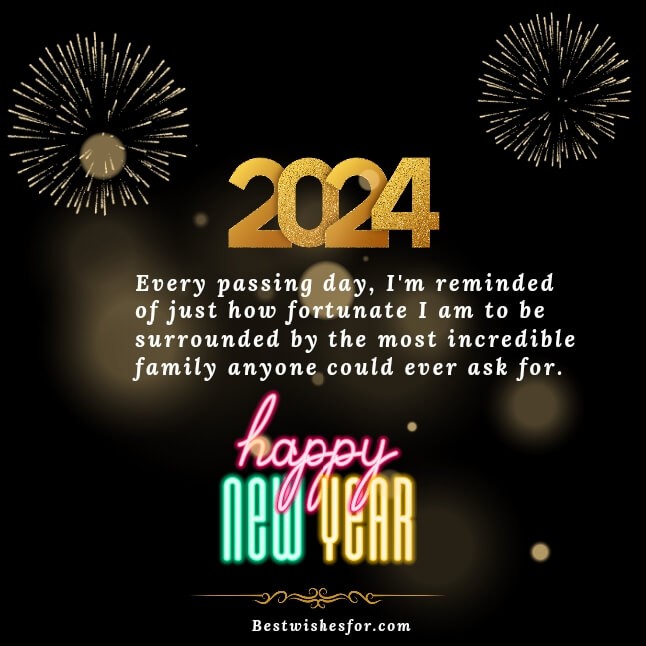 Happy New Year 2024 Wishes For Family