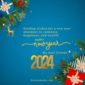 Happy New Year 2024 Wishes For Friends