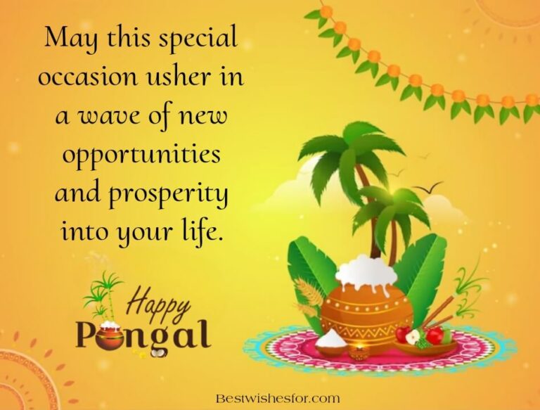 Happy Pongal 2024 Wishes Greetings Messages Best Wishes   Happy Pongal 2024 Wishes Images 768x583 