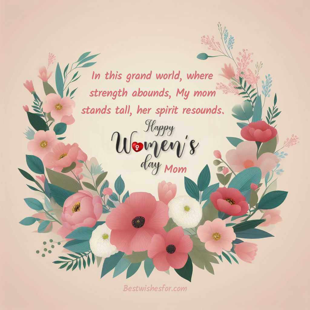 Happy Women's Day 2024 Quotes For Mom Images