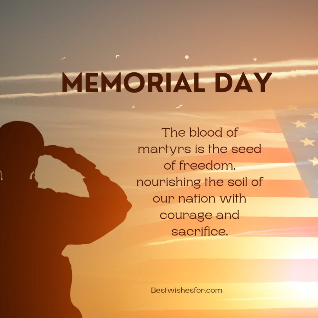 Inspirational Quotes on Memorial Day 2024