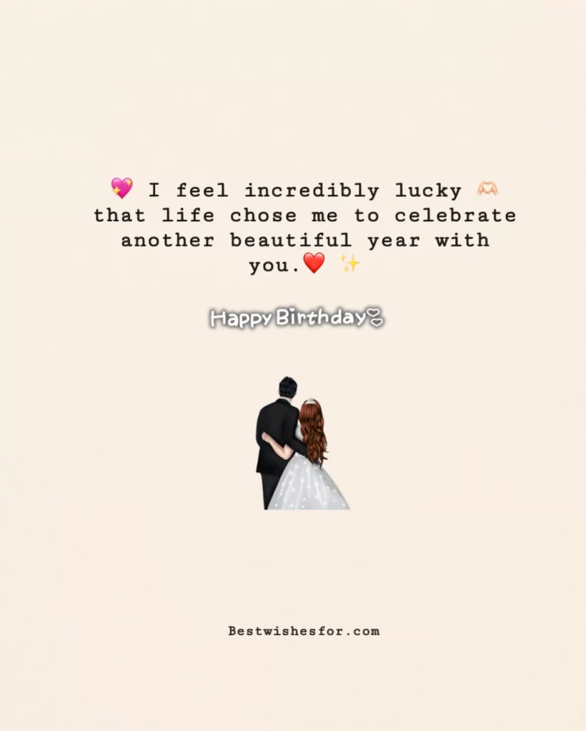 Birthday Wishes for Love With Emojis