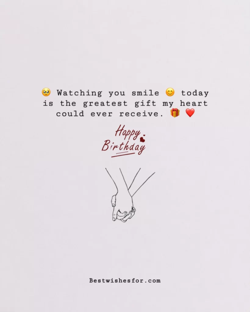 Heart Touching Birthday Wishes for love copy paste with emojis