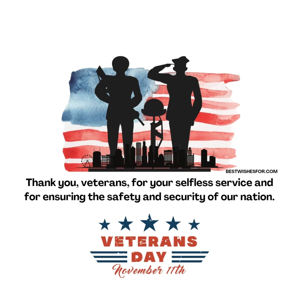 Veterans Day 2024 Message of Thanks