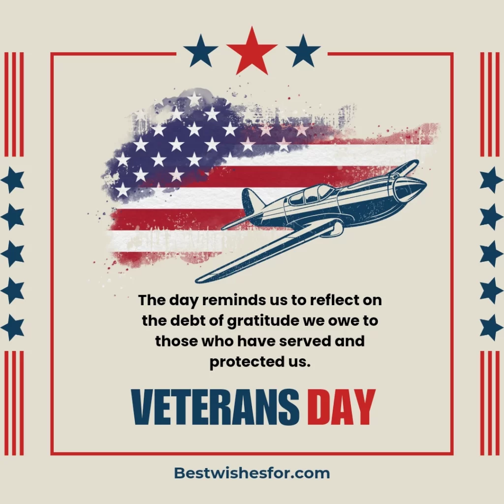 Veterans Day Message of Thanks, Appreciation