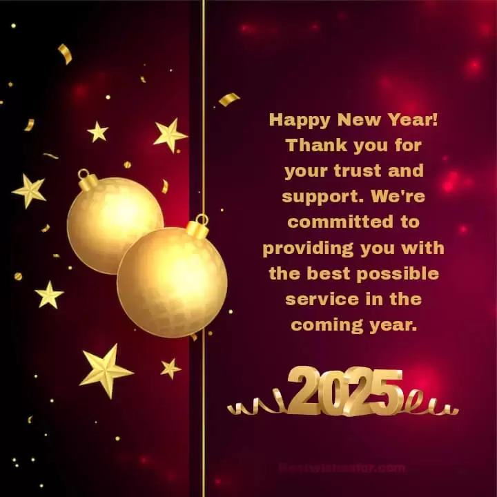 Happy New Year 2025 Wishes For Clients