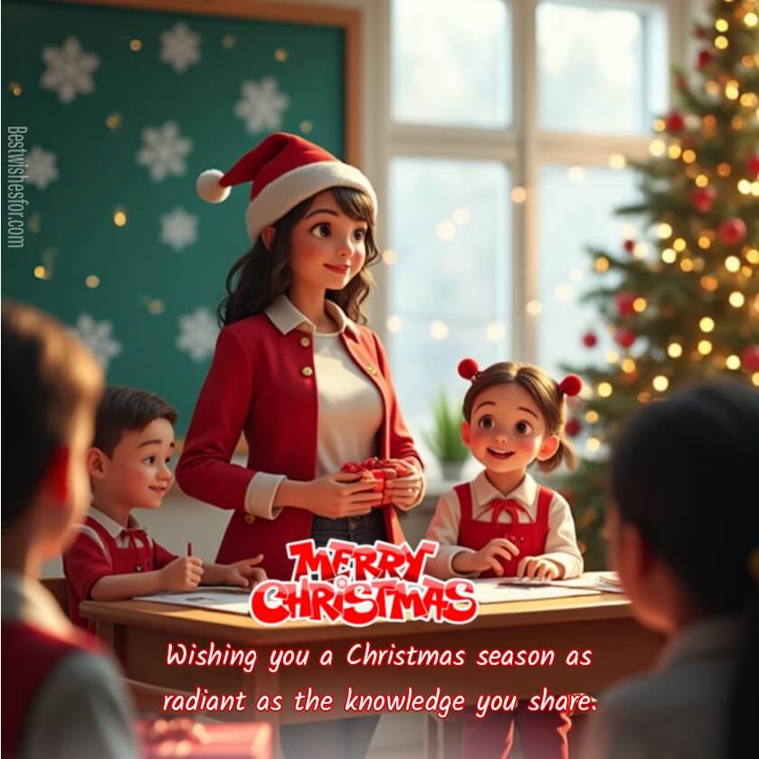 Merry Christmas 2024 Wishes For Teachers