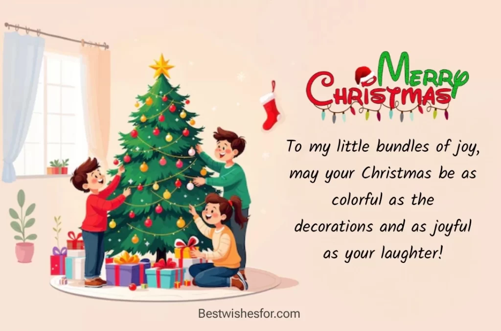 Merry Christmas Wishes For Kids