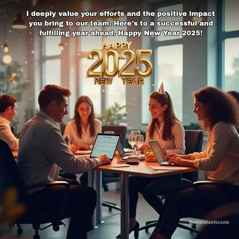 New Year 2025 Wishes For Colleagues