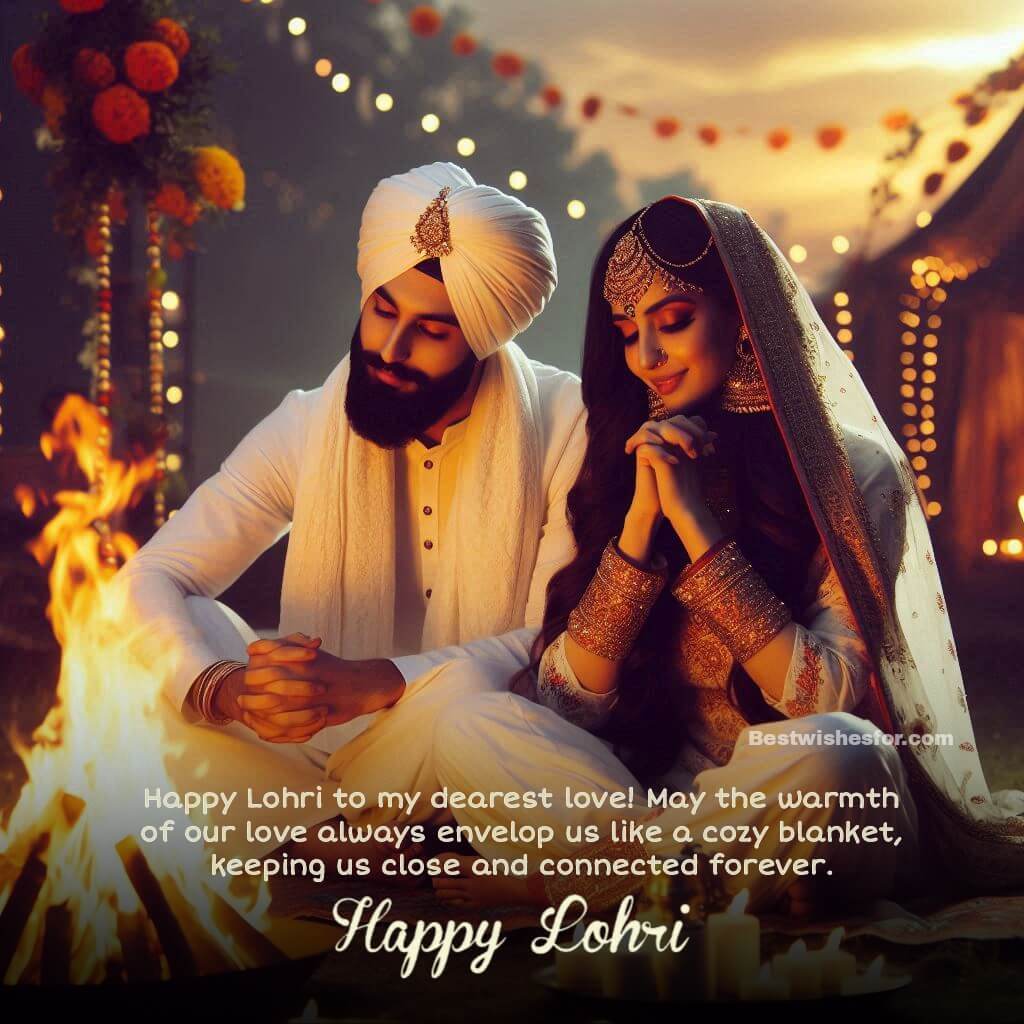 Happy Lohri Wishes for Spouse