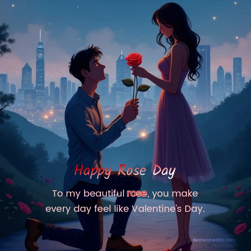 Happy Rose Day 2025 Wishes to My Girlfriend