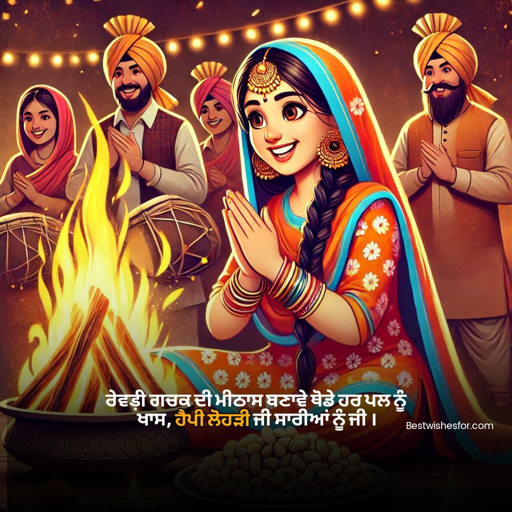 Lohri 2025 Wishes in Punjabi Text