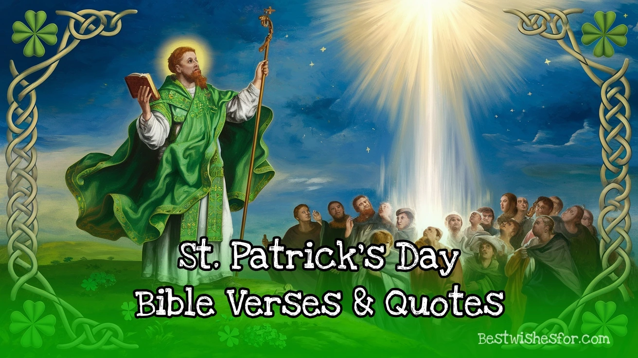 St Patrick's Day 2025 Bible Verses