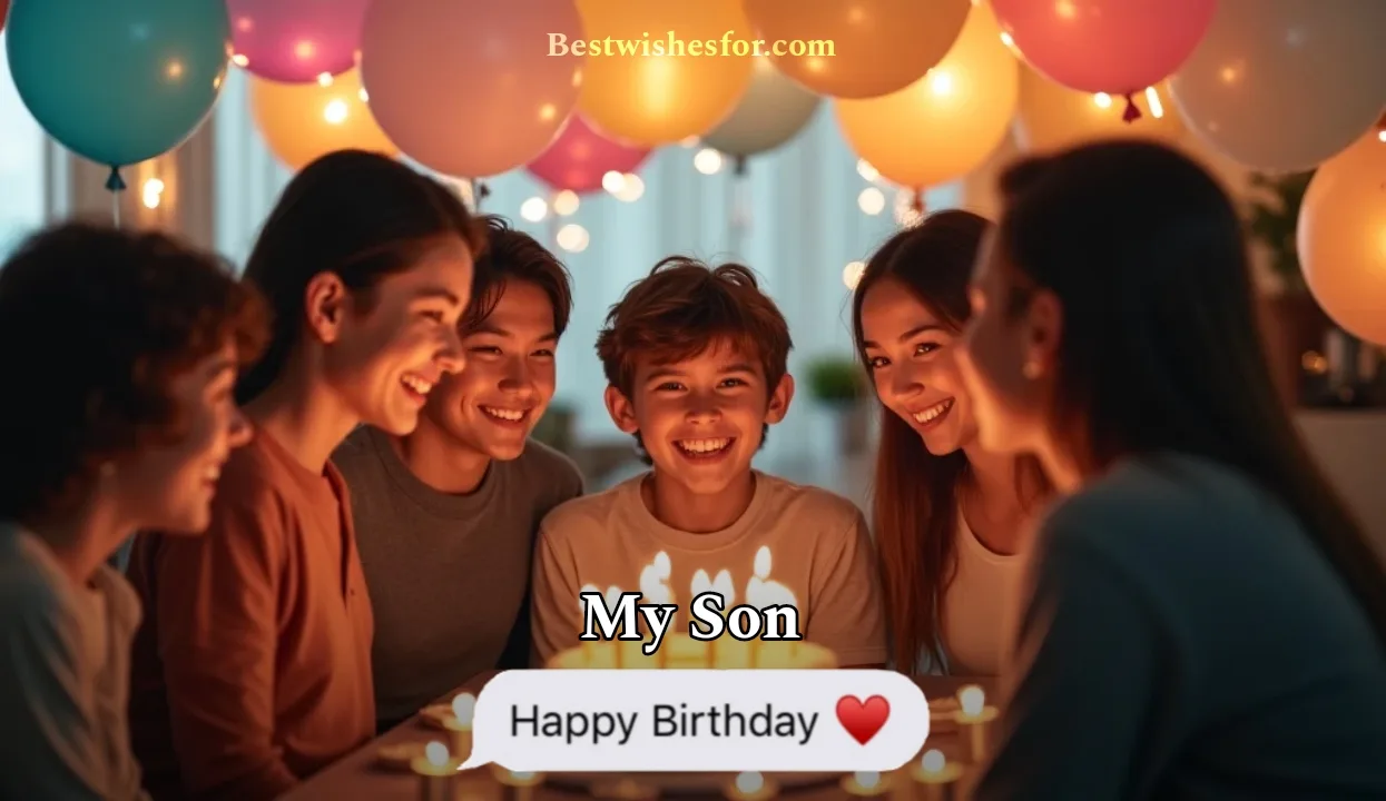 Happy Birthday wishes for my son