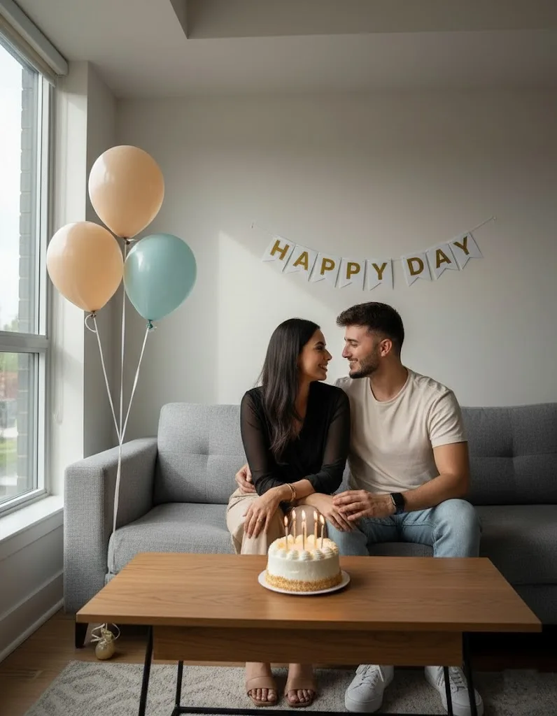 AI Birthday Prompts Image Generation For Couple