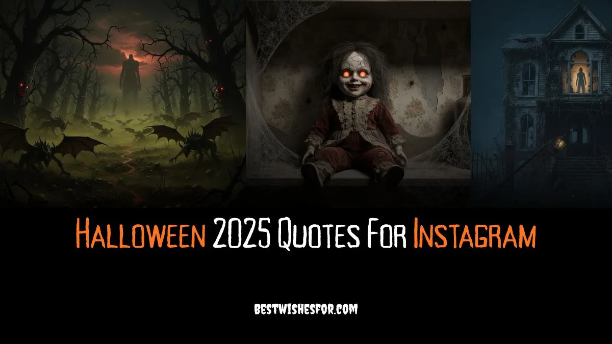 Halloween Instagram Quotes 2025