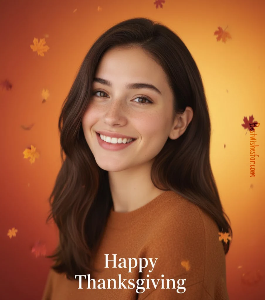 Elegant Thanksgiving Portrait for Social Media