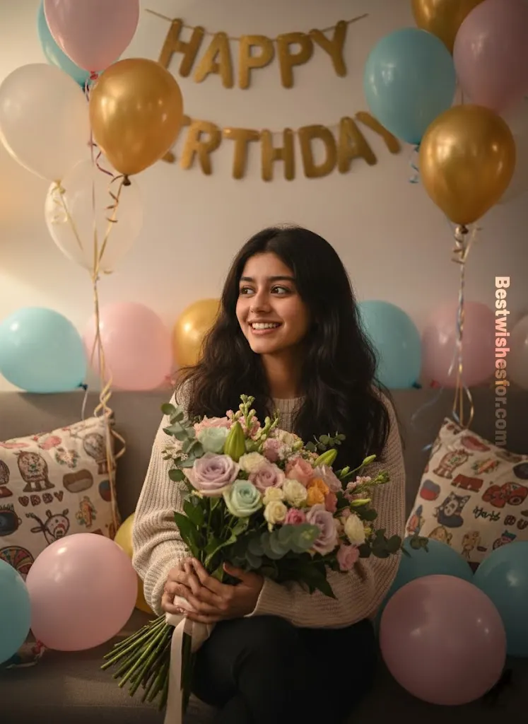 Happy Birthday Prompts for My Girlfriend-Indoor Birthday Aesthetic