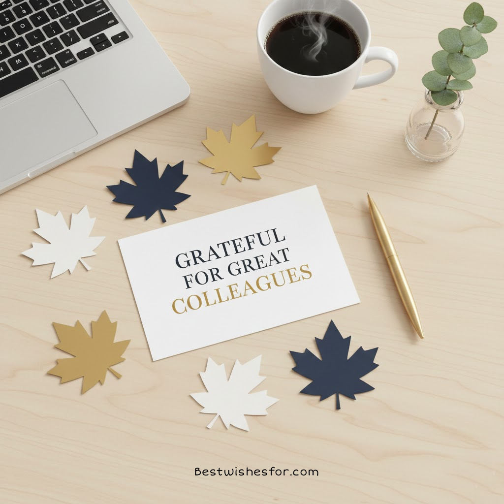 Thanksgiving Cards Messages for Colleagues