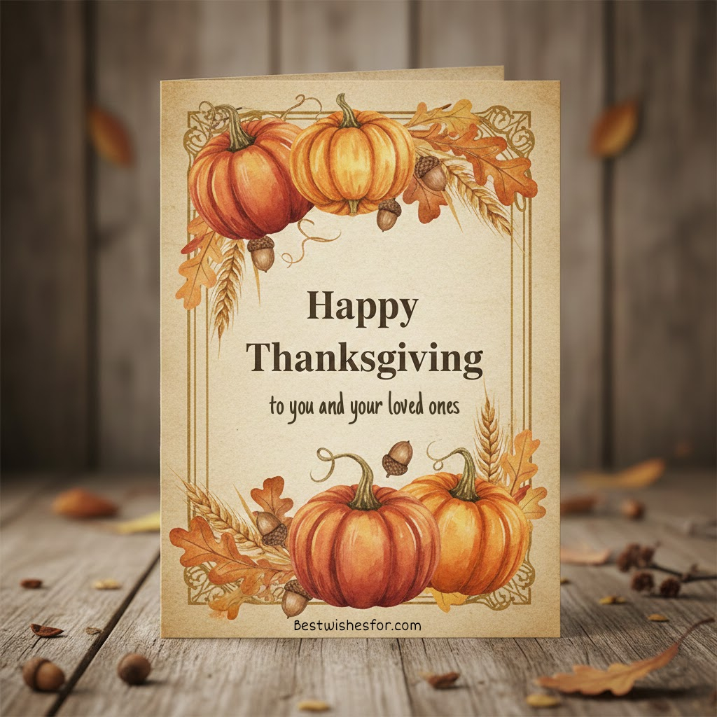 Thanksgiving Cards Messages