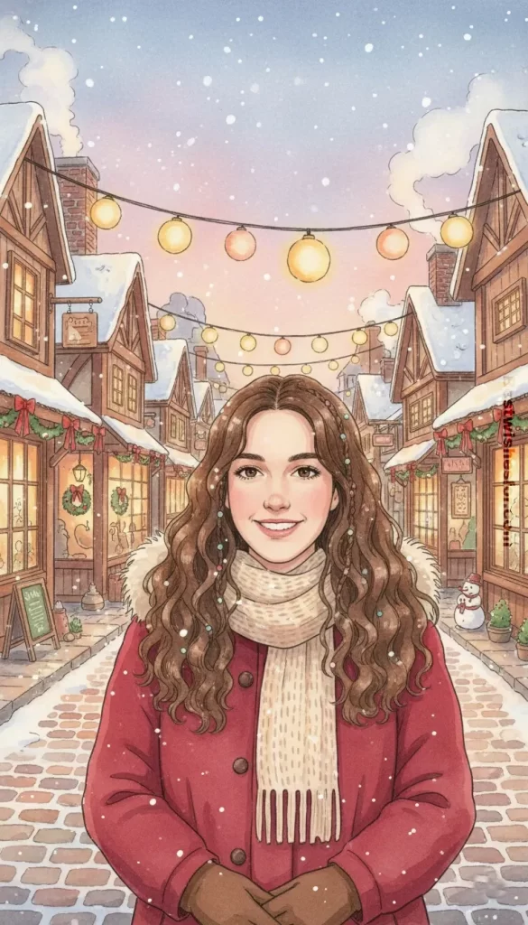 Ghibli Christmas Town Street