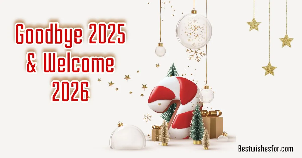 Goodbye 2025 and Welcome 2026 Images
