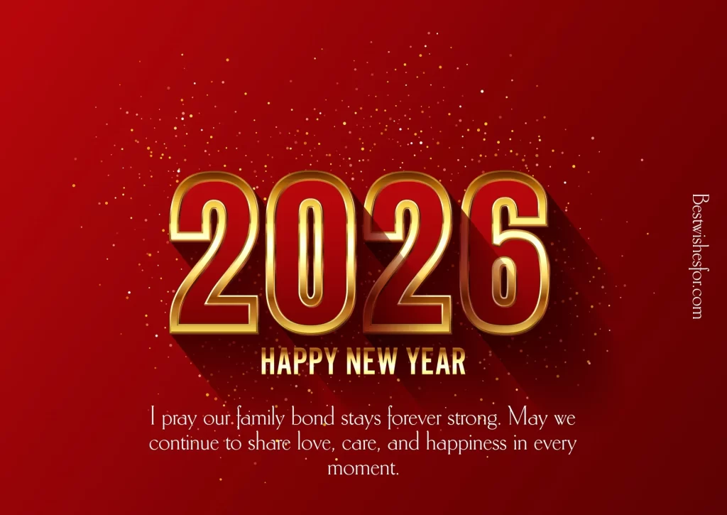 Happy New Year 2026 Wishes for Family