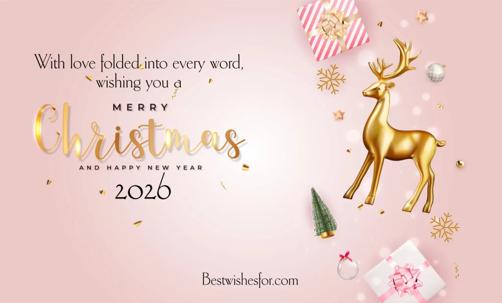 Merry Christmas and Happy New Year Images 2026