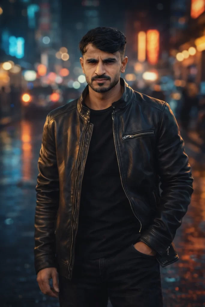 Cool Dude Filmy Hero Look (Realistic)
