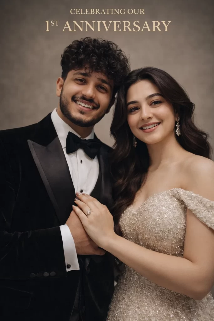 Luxury Editorial Anniversary Portrait