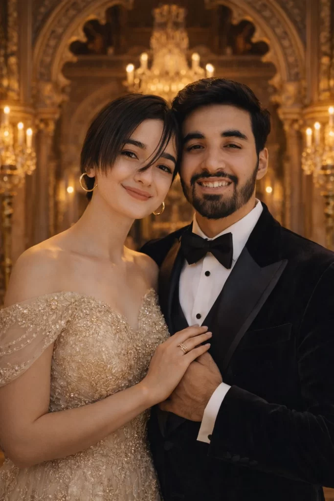 Royal Palace Luxury Anniversary Scene