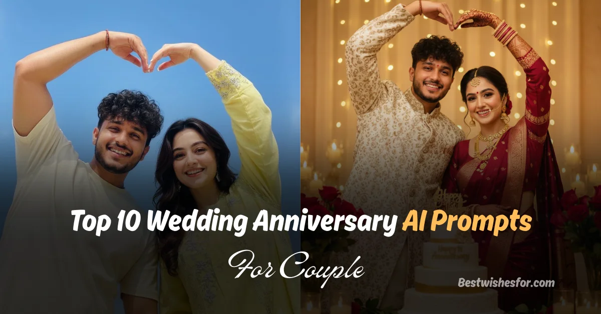 Top 10 Wedding Anniversary AI Prompts
