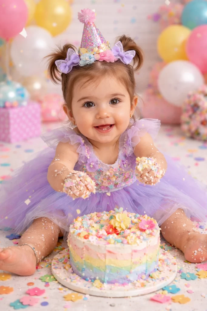 Cute Cake Smash Birthday Prompt