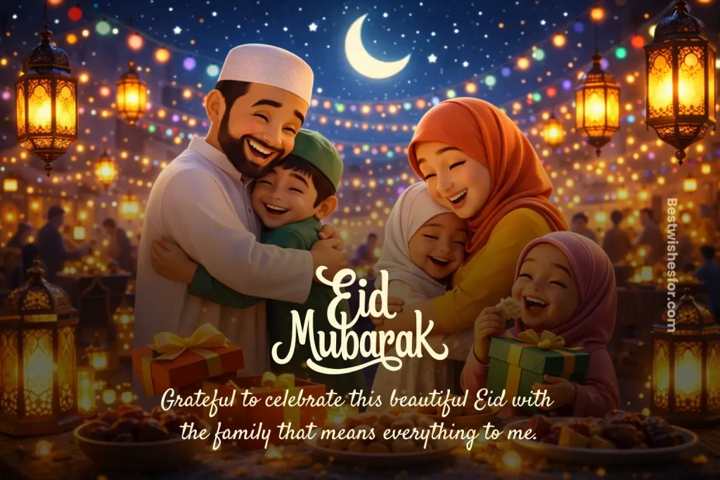Happy Eid-al-fitr 2026 Wishes for family