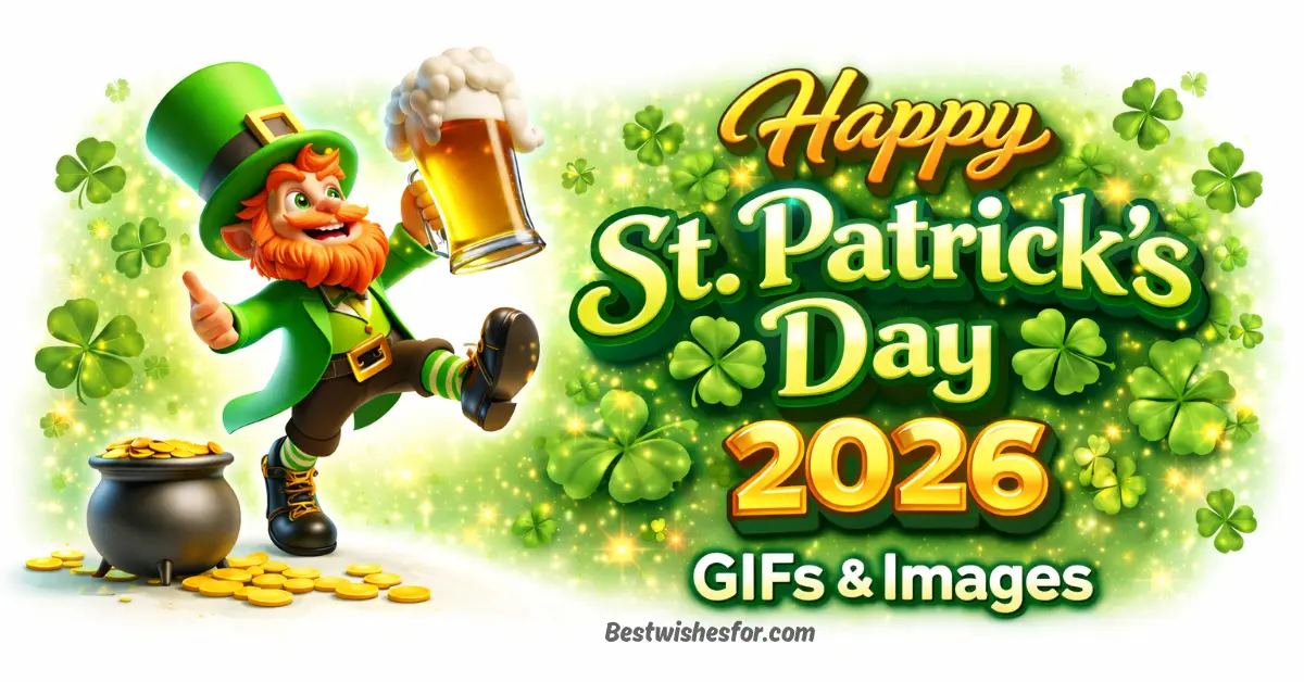 St. Patrick's Day Gif Images 2026