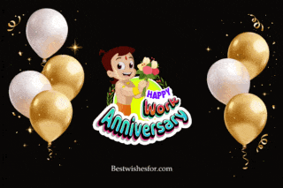 Happy Work Anniversary Gifs Images