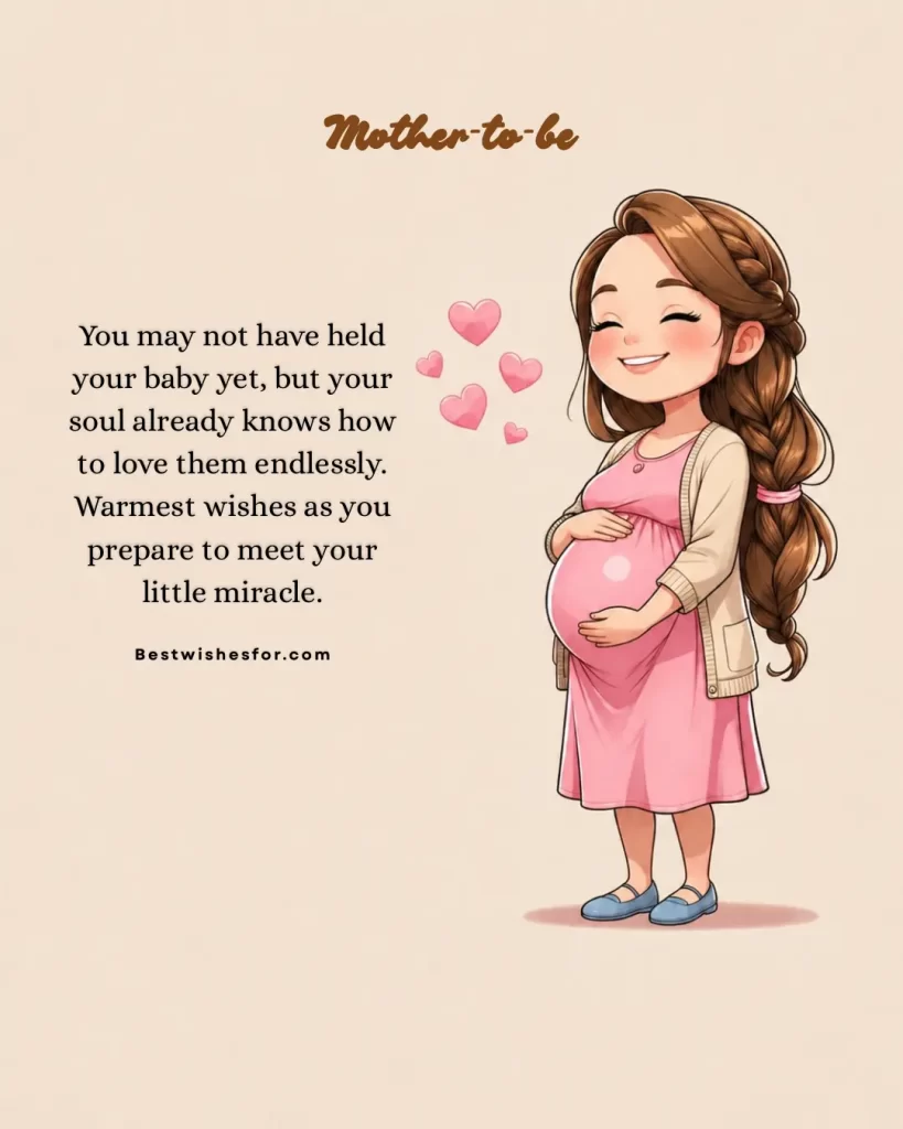 Mother-to-be quotes for first time mother