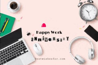 Work Anniversary Gifs