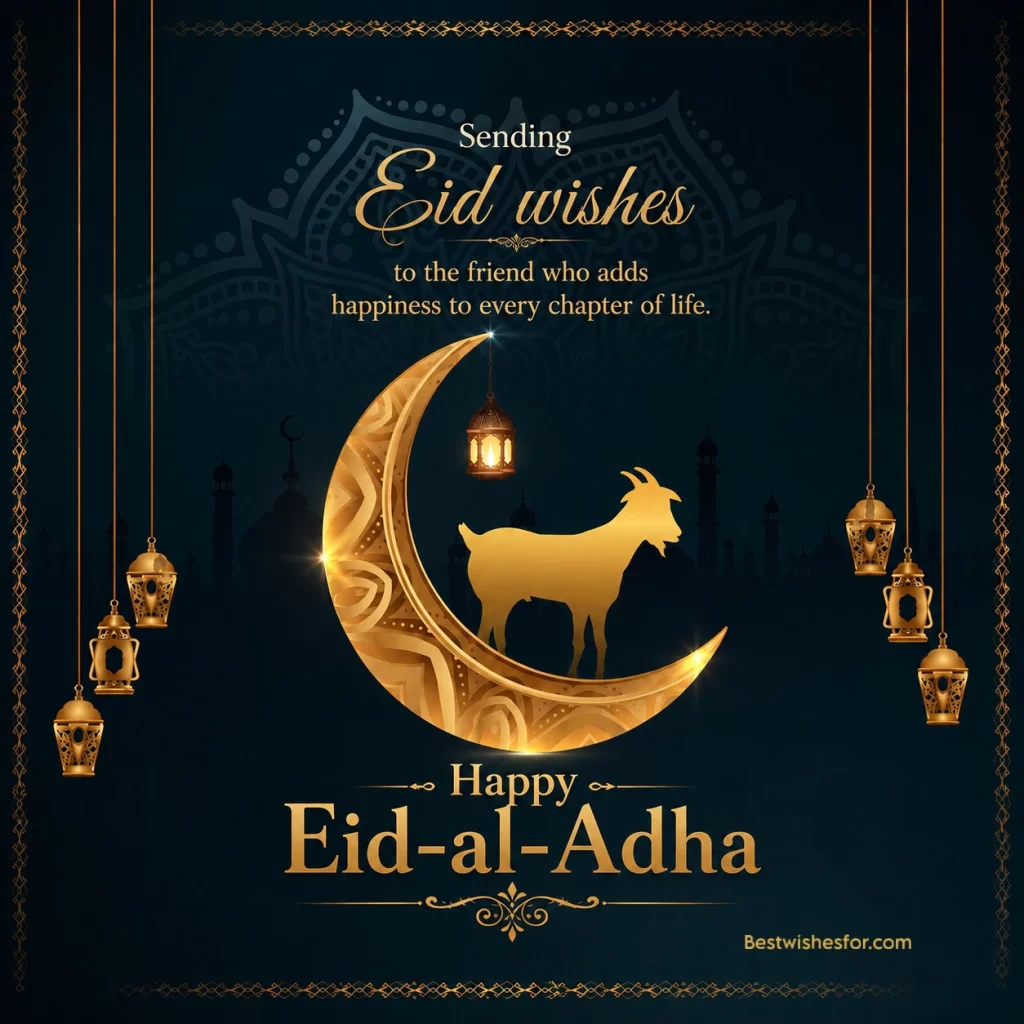 Eid-al-Adha Wishes for Friends 2026