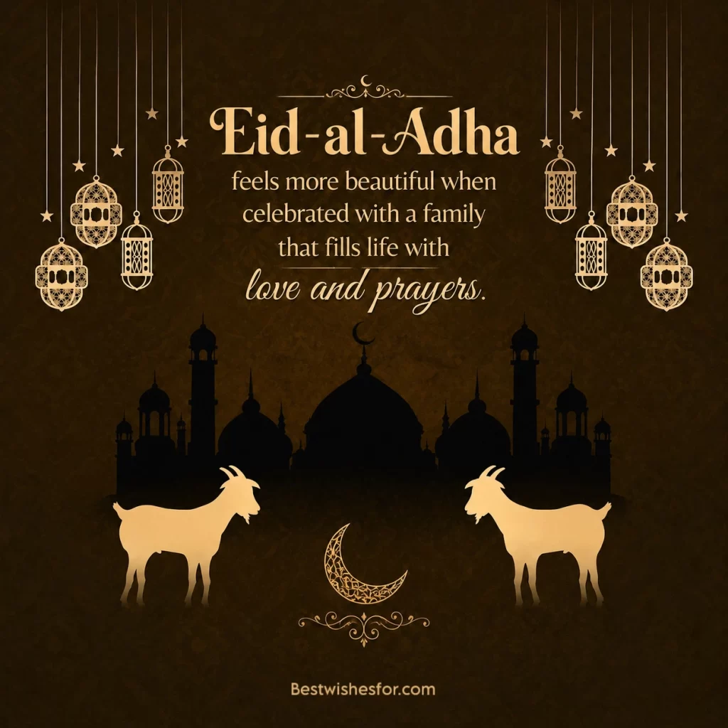 Eid-al-Adha Wishes for family