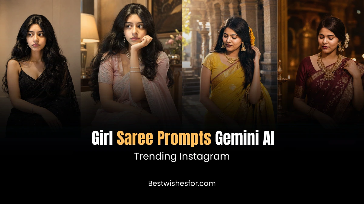 Top 10 Girl Saree Prompts for Gemini