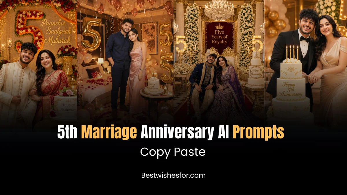 5th Marriage Anniversary Prompts Copy Paste