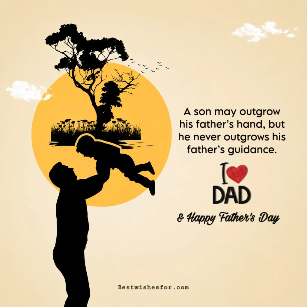 Father's Day 2026 Quotes in English for Son