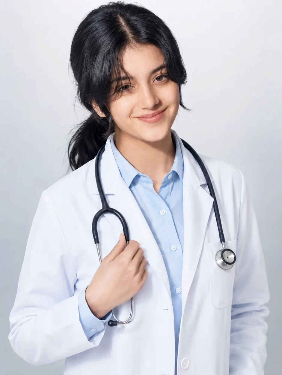 Professional Prompts for Women Doctor Professional Look