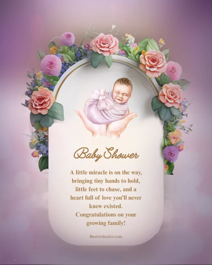 Baby Shower Greeting Card Messages
